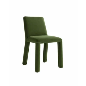 Modern Upholstered Dining Chair Color Olive
